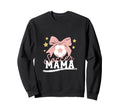 Soccer Mama Coquette Bow Sideline Sweatshirt - Graphic Print for Adults