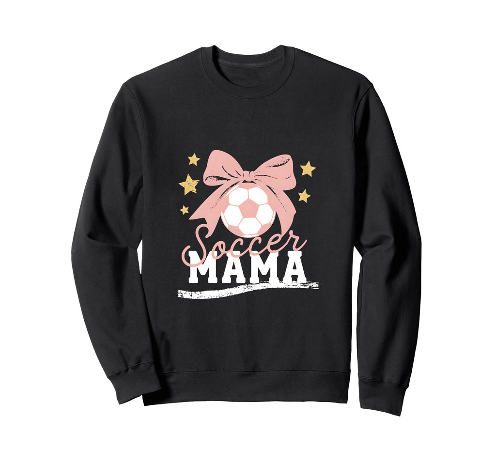 Soccer Mama Coquette Bow Sideline Sweatshirt - Streetwear Style Unisex