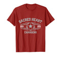 Sacred Heart Chargers High School Gear Hoodie - Graphic Print Unisex