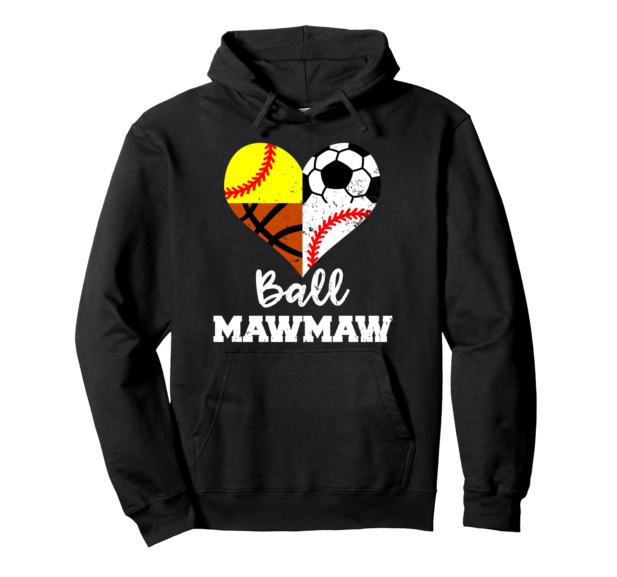 Ball Mawmaw Soccer Baseball Softball Hoodie - Streetwear Style Men Women
