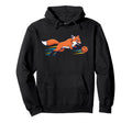 Speedy Fox Football Striker Running Hoodie - Streetwear Style for Adults