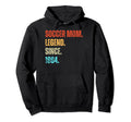 Soccer Mom Legend Since 1984 Hoodie - Casual Everyday Wear for Adults
