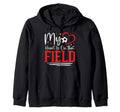 My Heart Is That Field Soccer Ball Gift Hoodie - Minimalist Print Unisex