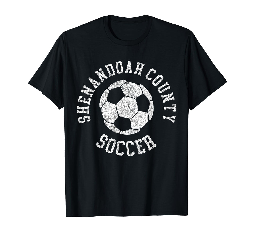 Shenandoah County Soccer Distressed T-Shirt - Custom Art Print Men Women
