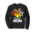 Ball Mom Funny Softball Soccer Sweatshirt - Unique Graphic Men Women