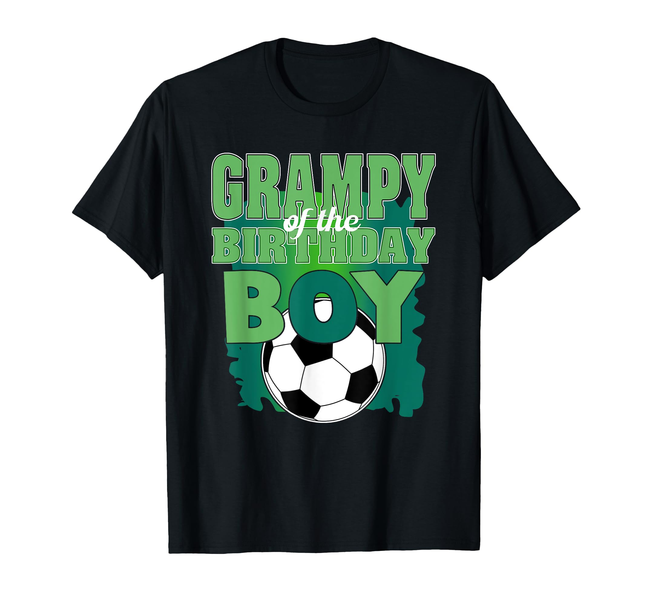 Grampy Birthday Soccer Group Family T-Shirt - Custom Art Print Men Women