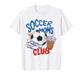 Mother Day Soccer Mom Club Motherhood T-Shirt - Trendy Graphic Men Women