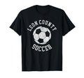 Leon County Soccer Distressed 90S T-Shirt - Aesthetic Graphic Men Women