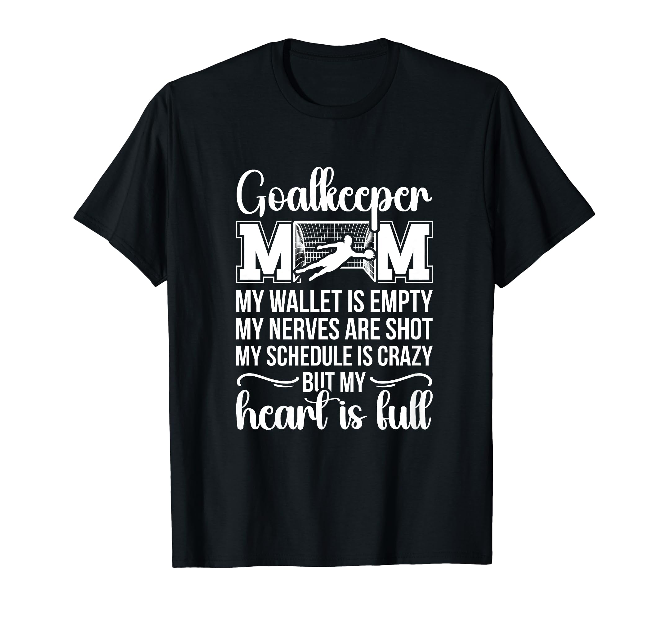 Proud Soccer Goalkeeper Mom Soccer T-Shirt - Streetwear Style for Adults