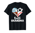 Ball Grandma Funny Soccer Football T-Shirt - Fun Novelty Design Unisex