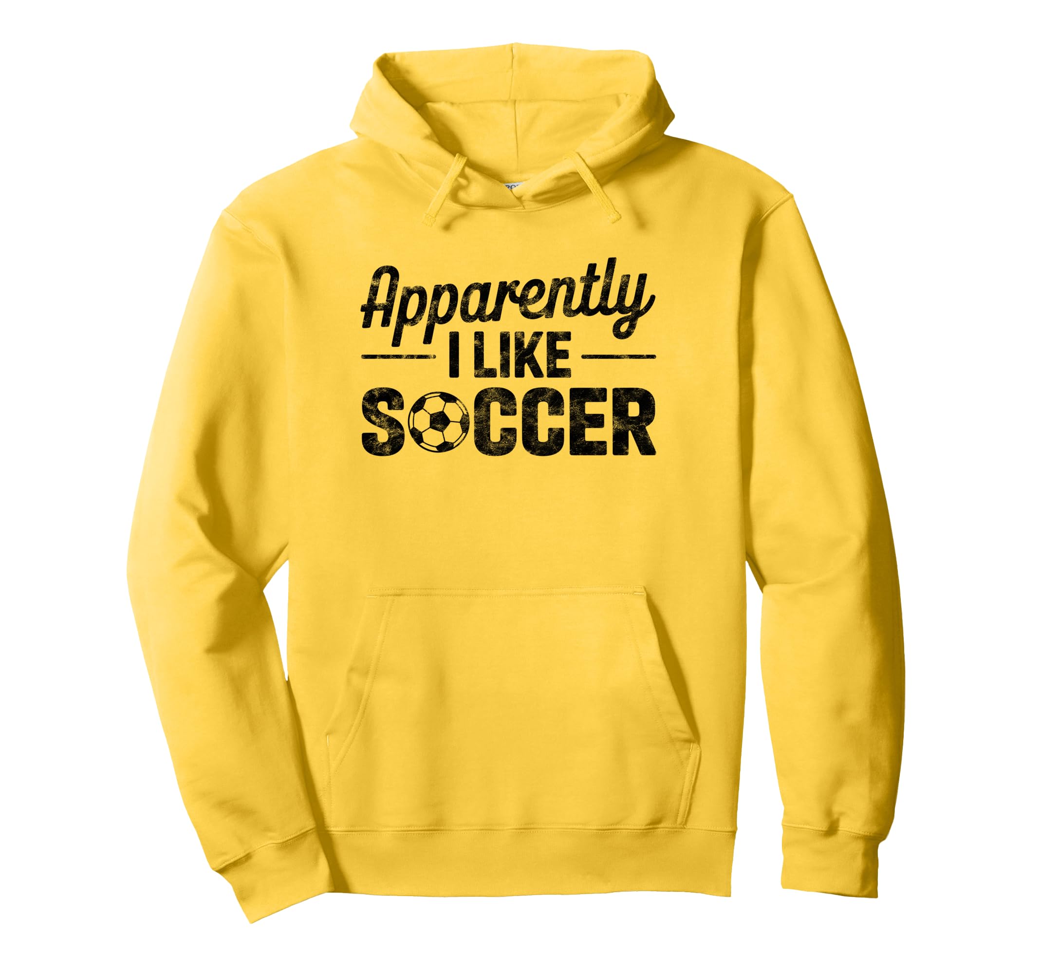 Apparently I Like Soccer Game Day Mom Dad Hoodie - Novelty Apparel Unisex