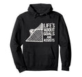 Life Is About Goals And Assists Futbol Hoodie - Unique Graphic Unisex