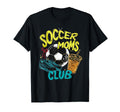 Soccer Moms Club Funny Sports Mom T-Shirt - Custom Art Print for Adults