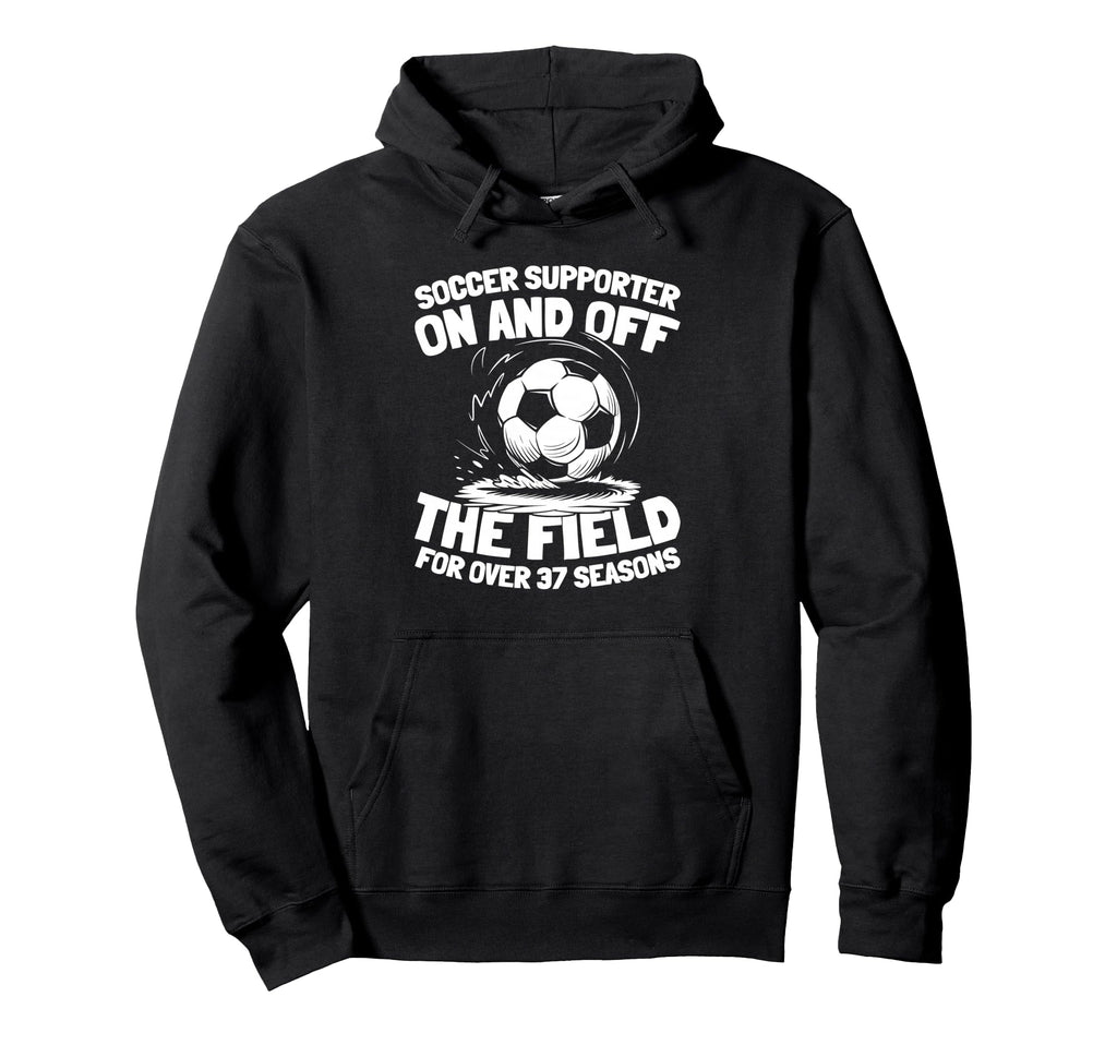 37Th Birthday Player Sports Team Soccer 37 Hoodie - Graphic Print Unisex