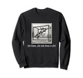 Not Today Jesus Net Soccer Sweatshirt - Unique Graphic for Adults