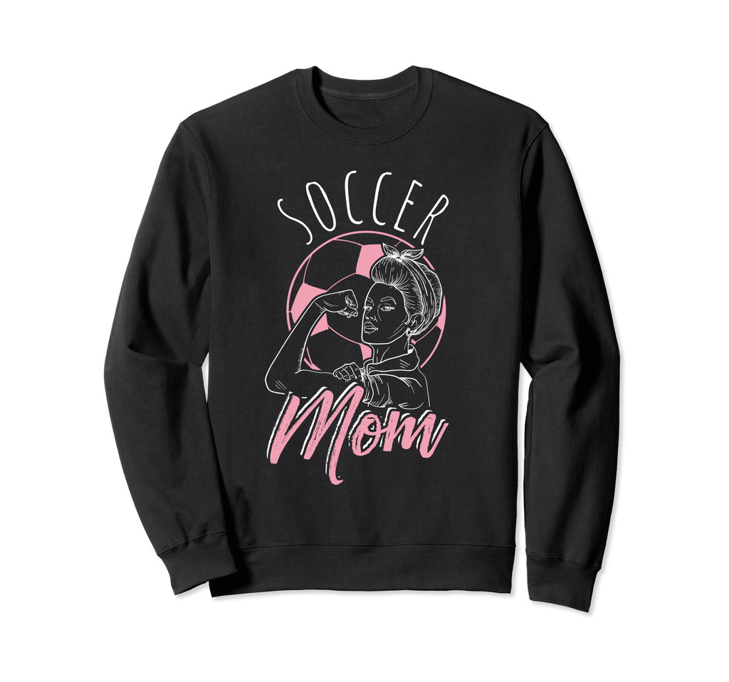 Soccer Mom Sport Athlete Family Sweatshirt - Novelty Apparel for Adults