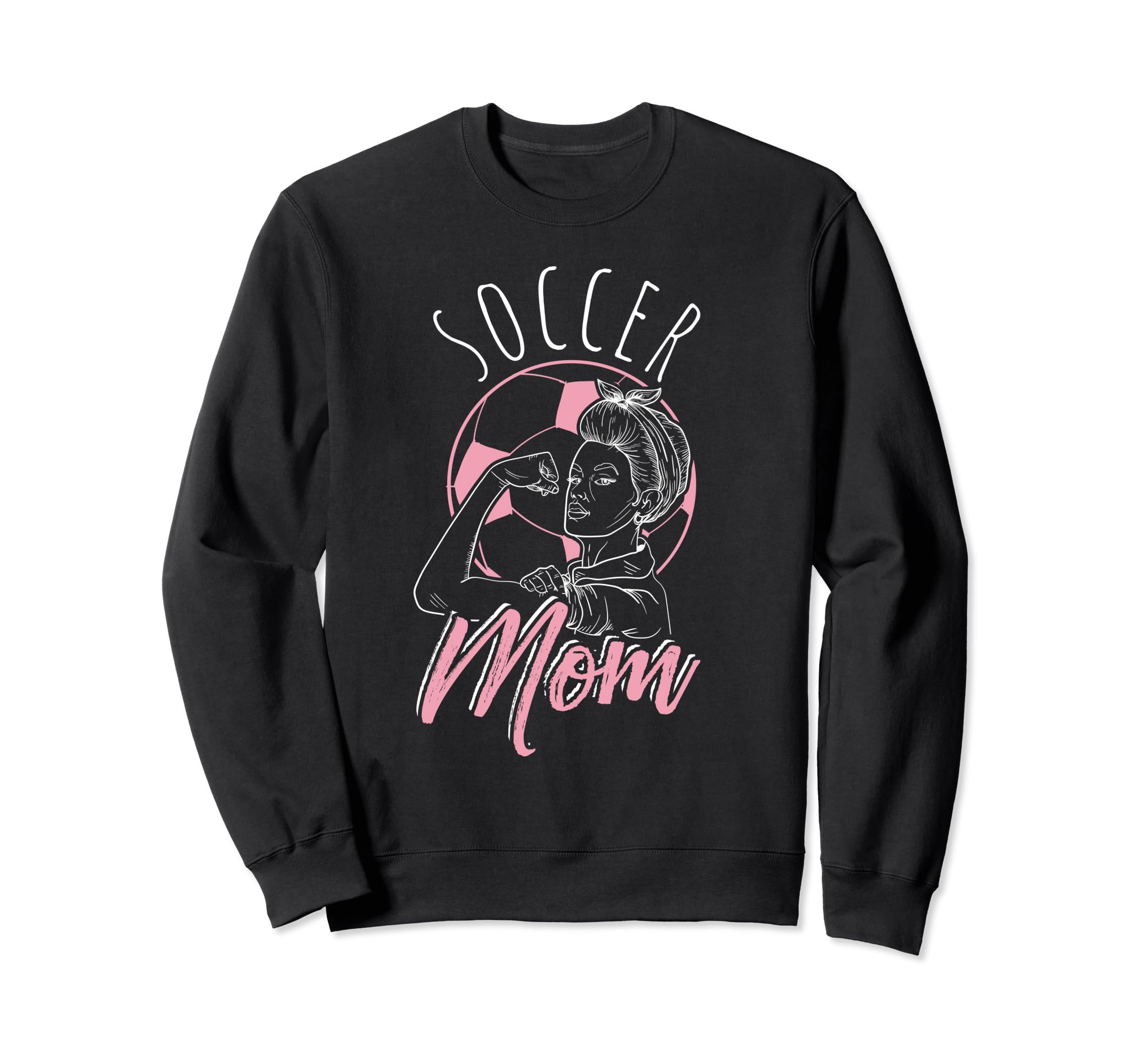 Soccer Mom Sport Athlete Family Sweatshirt - Novelty Apparel for Adults
