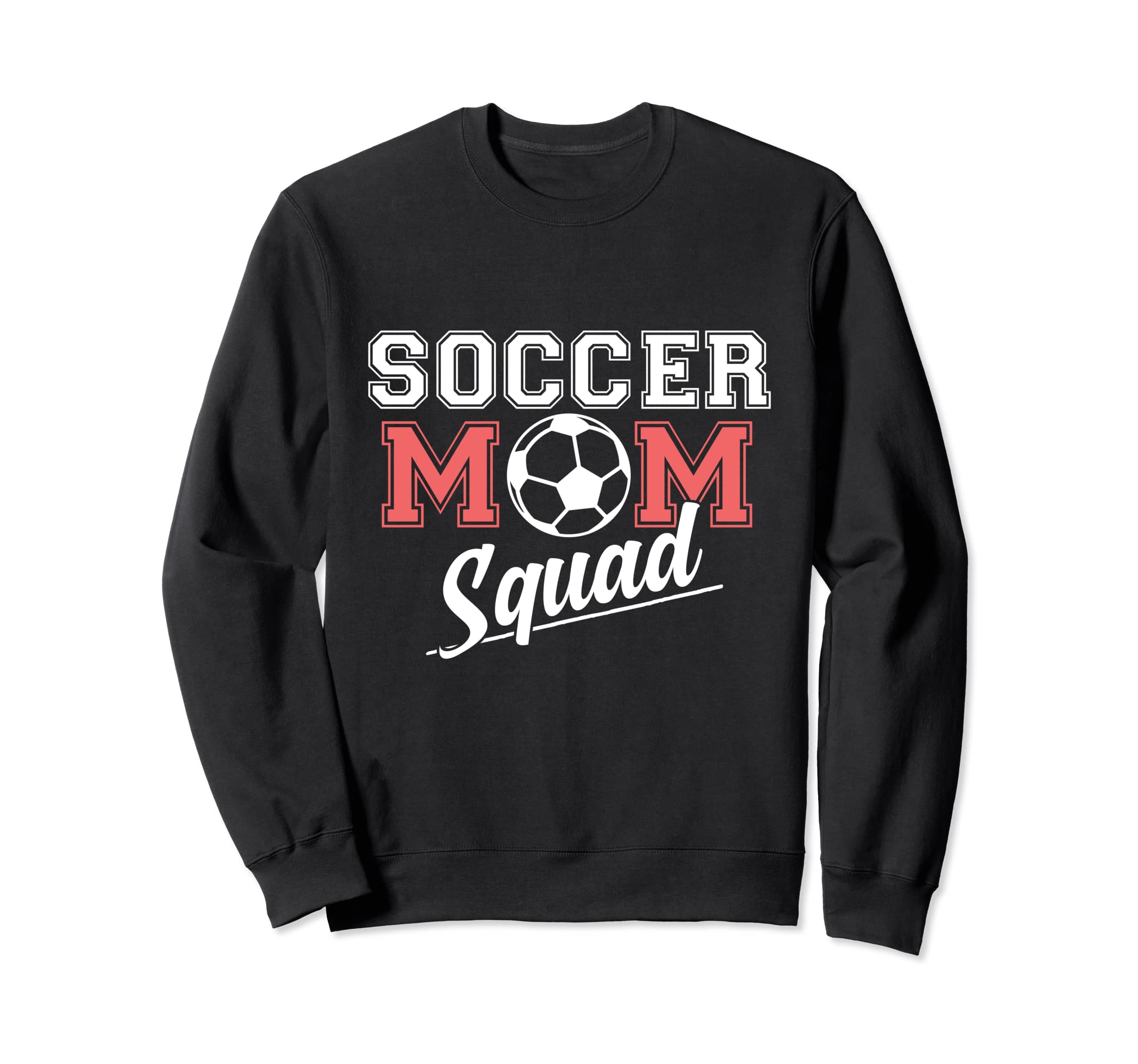 Soccer Mom Squad Sports Player Sweatshirt - Custom Art Print for Adults