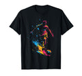 Ball Game Football Paint Splash T-Shirt - Aesthetic Graphic Men Women