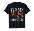 Its My Eight 8 Birthday Basketball T-Shirt - Casual Everyday Wear Unisex
