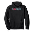 Soccer Football Ball Soccer Player Hoodie - Minimalist Print for Adults