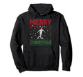 Ugly Holiday Funny Soccer Player Hoodie - Streetwear Style Unisex