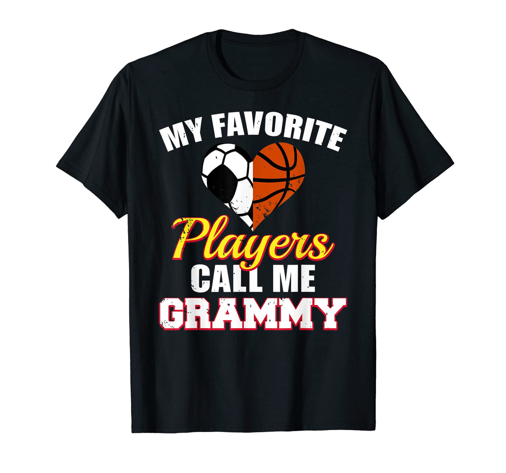 My Favorite Players Call Me Grammy T-Shirt - Graphic Print Men Women