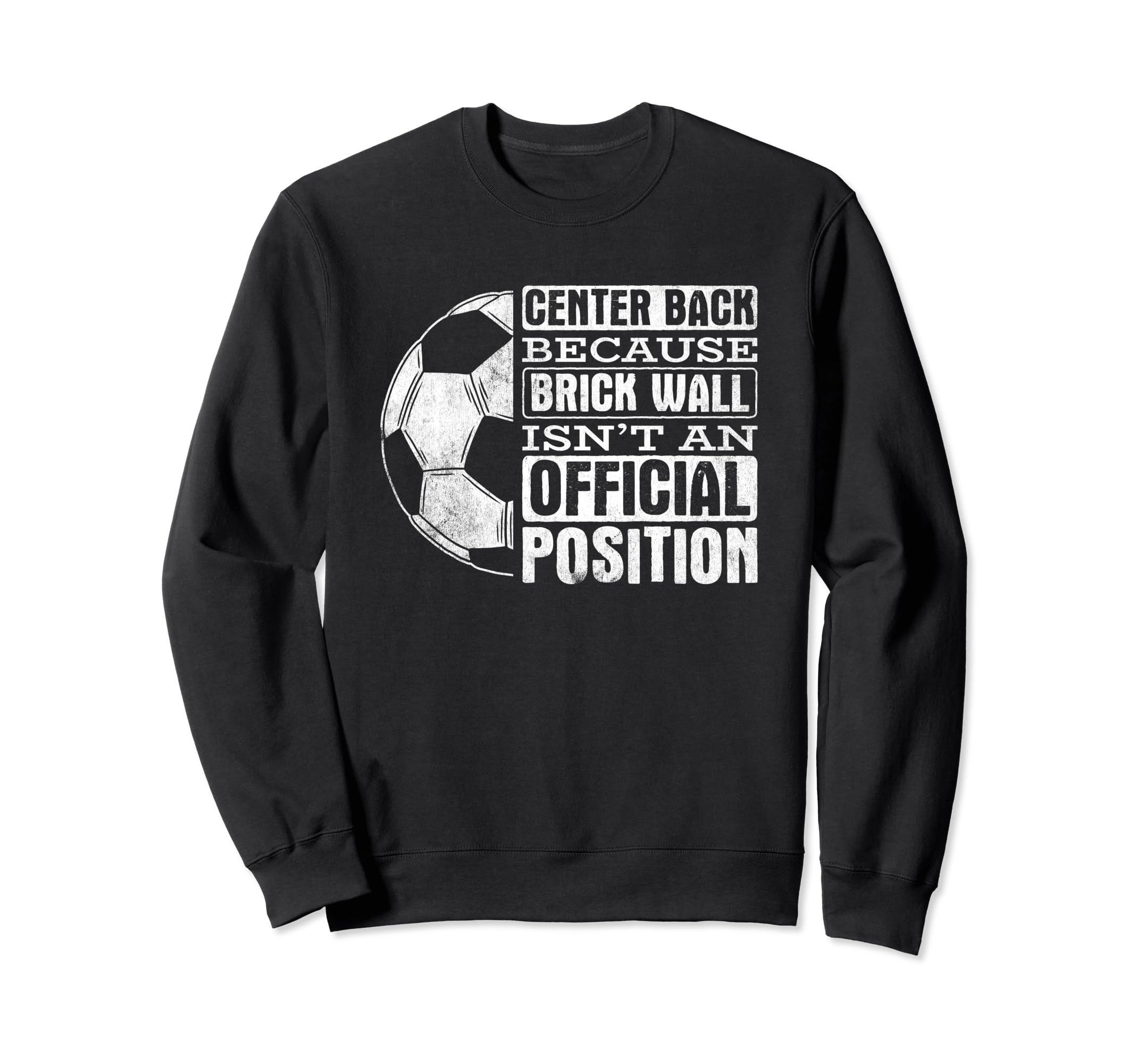 Center Back Brick Wall Sweatshirt - Casual Everyday Wear for Adults