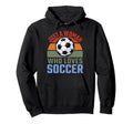Just Who Loves Soccer Soccer Player Hoodie - Aesthetic Graphic Unisex