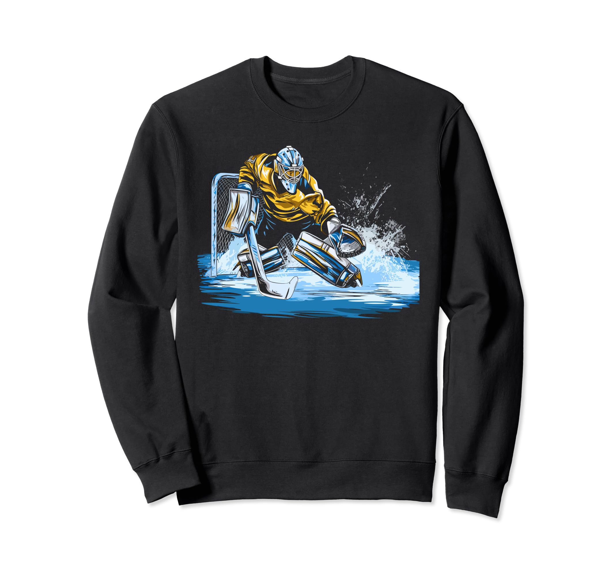 Ice Hockey Goalie Goaltender Sweatshirt - Aesthetic Graphic for Adults