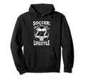 Funny Soccer Teen Futbol More Than Hoodie - Minimalist Print Men Women