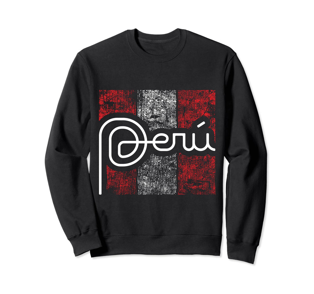 Peruvian Peru Flag Peru Soccer Per Sweatshirt - Novelty Apparel for Adults