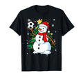 Goalkeeper Soccer Snowman T-Shirt - Novelty Apparel Men Women