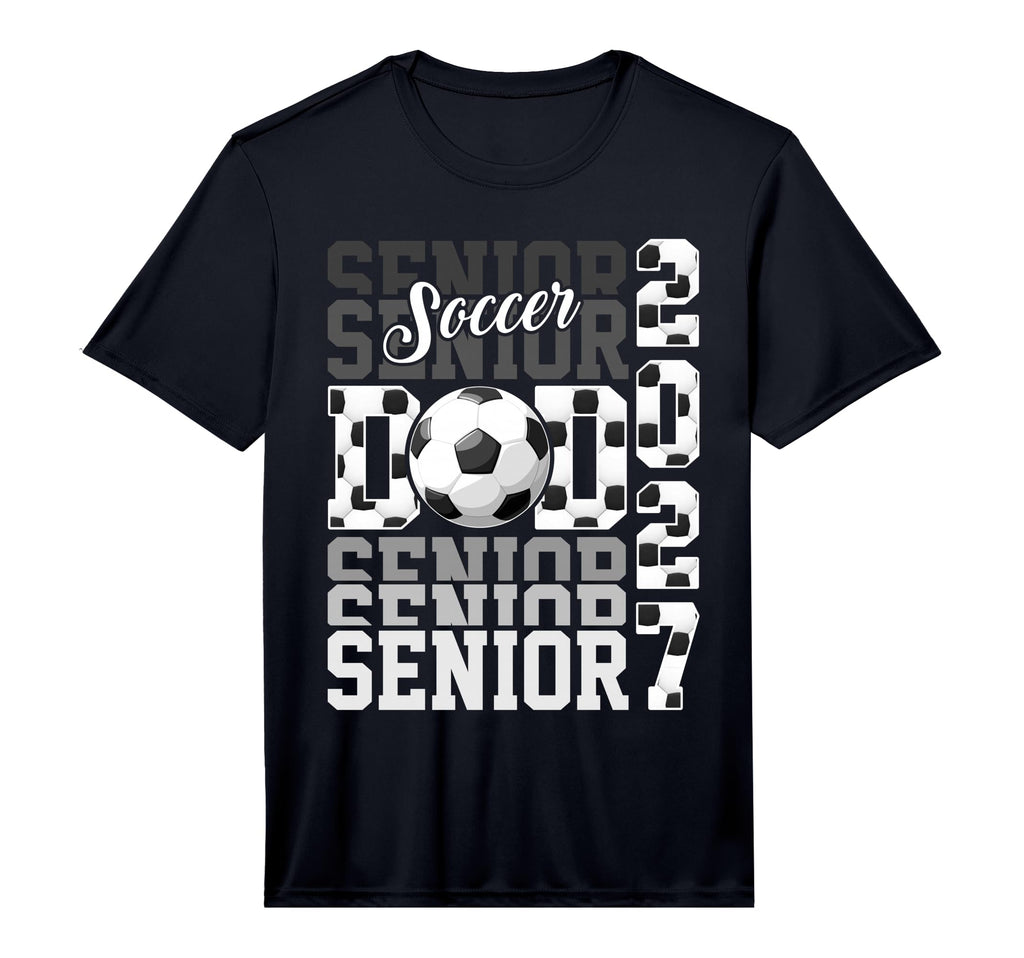 Senior 2027 Soccer Dad Proud Family T-Shirt - Graphic Print Men Women