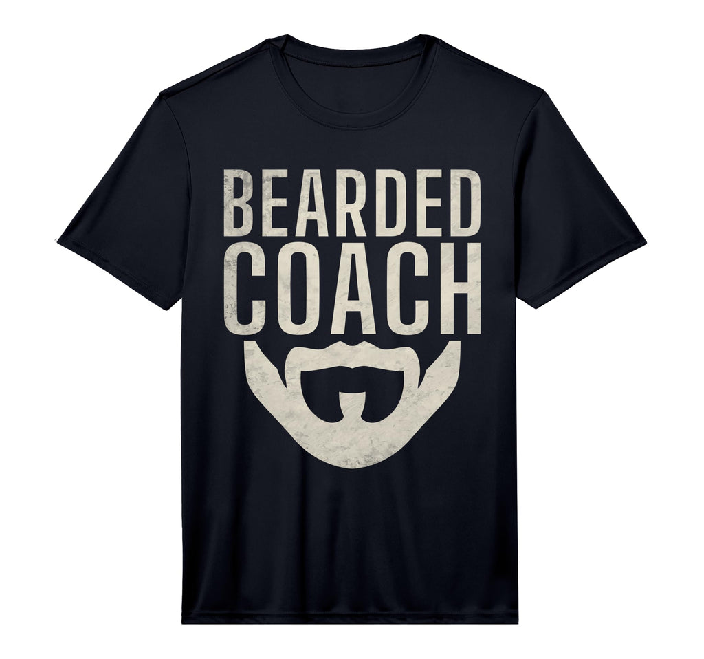 Mens Bearded Coach Sports Coach T-Shirt - Novelty Apparel for Adults