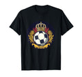 Rule Field This Crowned Soccer Ball T-Shirt - Graphic Print Unisex