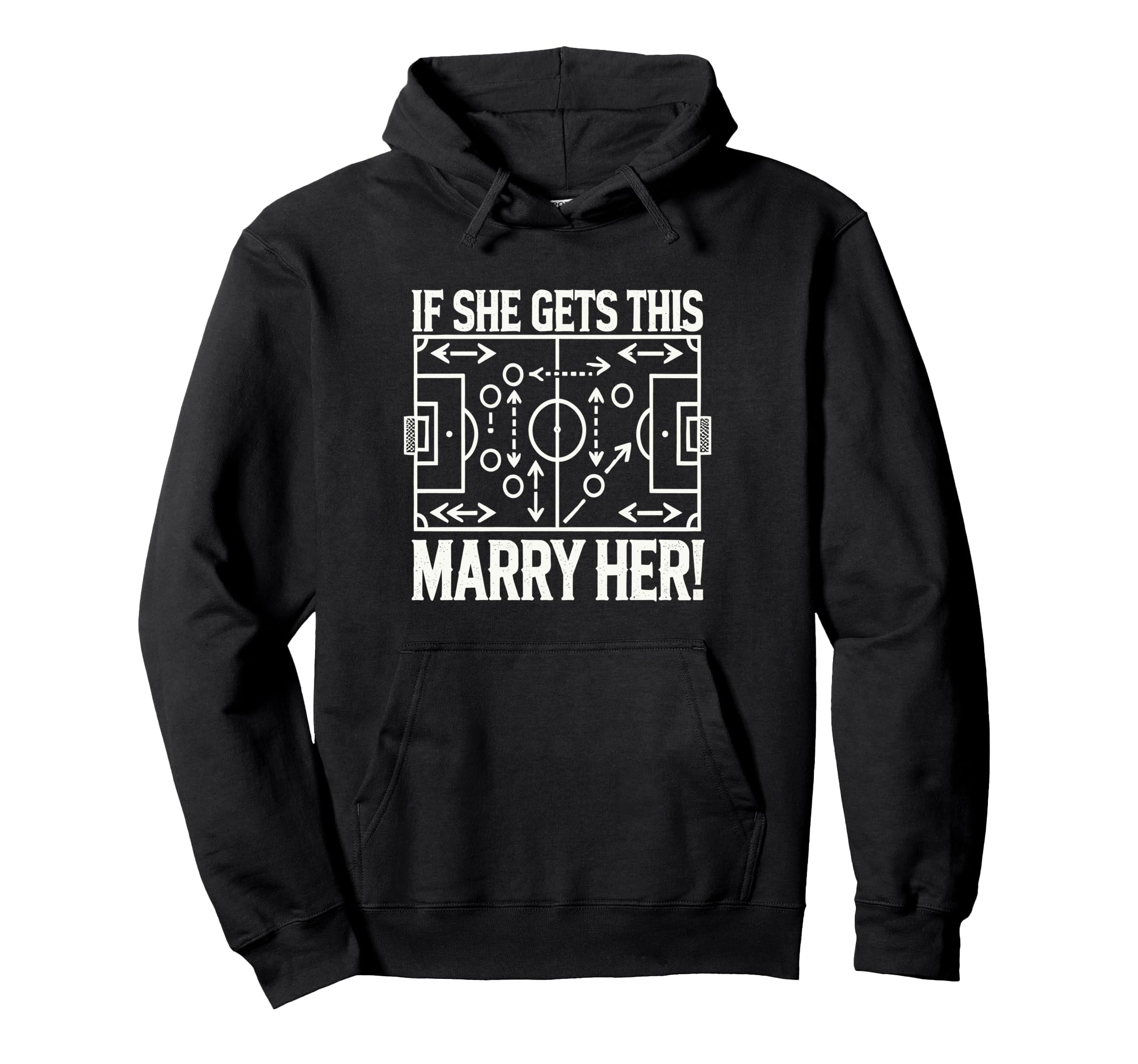 Soccer Goalie Art Gag Soccer Player Hoodie - Minimalist Print Unisex