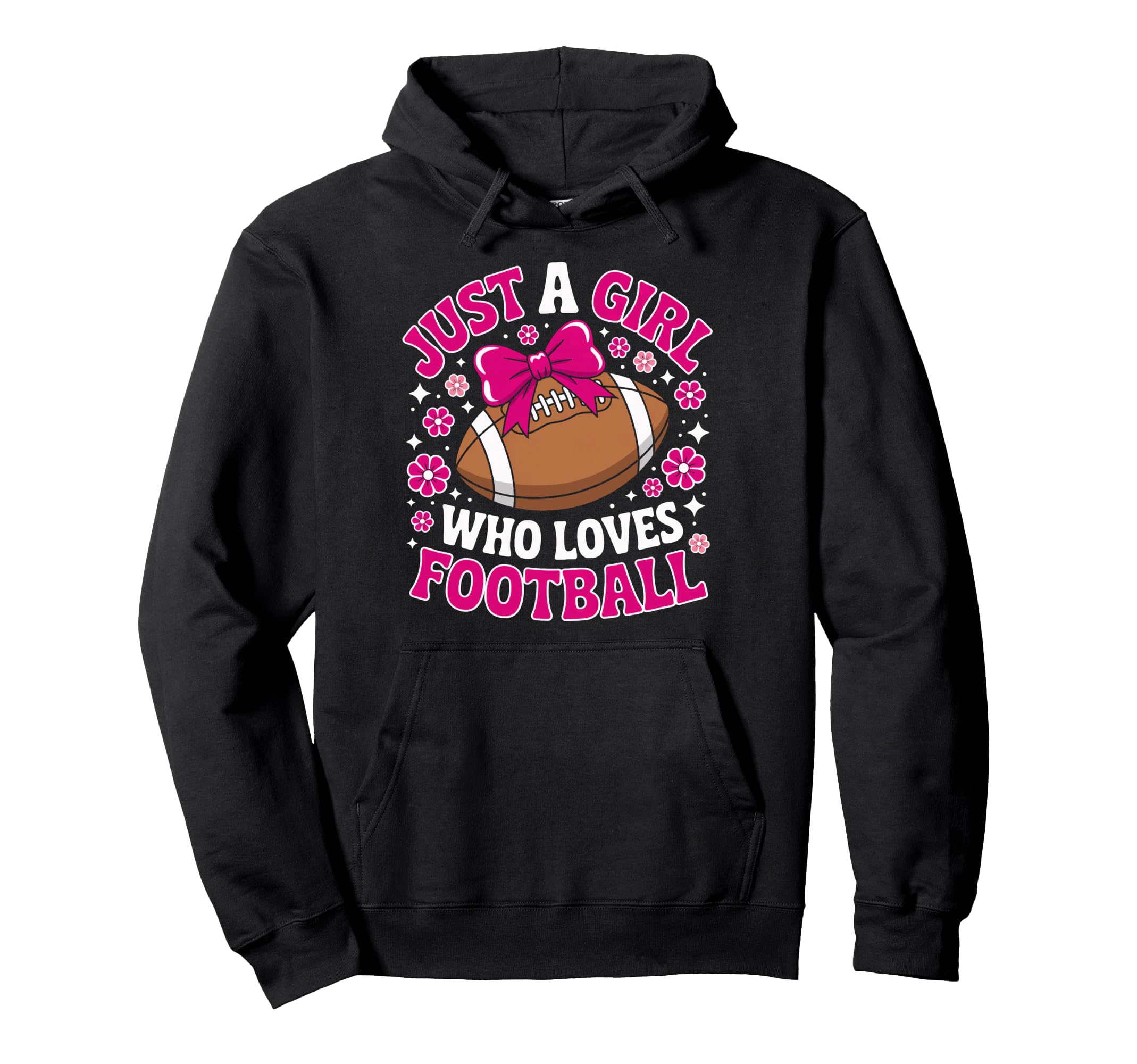 Just Who Loves Football Soccer Fans Hoodie - Casual Everyday Wear Unisex
