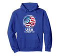 American Flag Soccer Soccer 2027 Hoodie - Fun Novelty Design Men Women