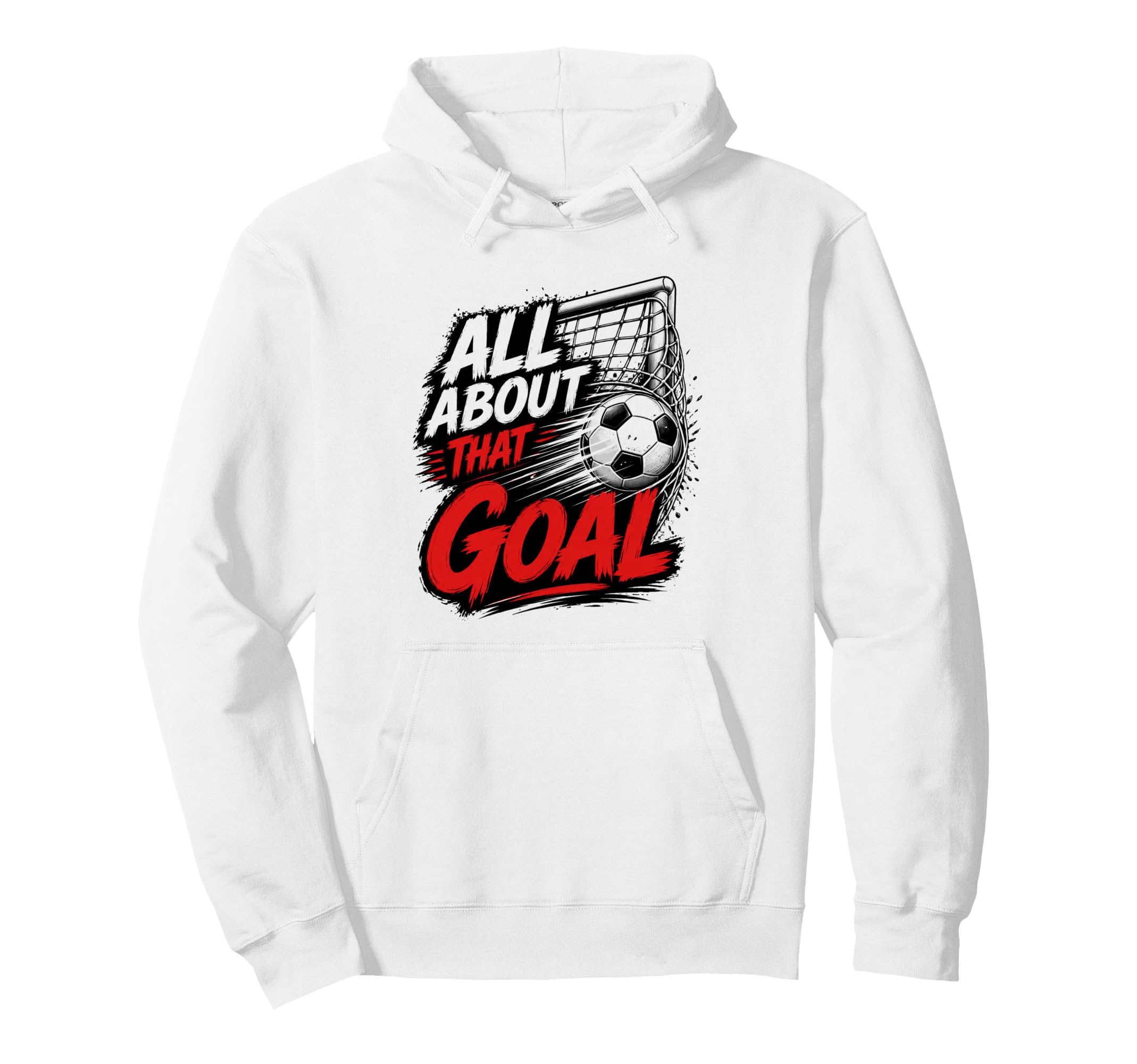 Football Collection Soccer All About Hoodie - Unique Graphic for Adults