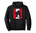 Ice Hockey Goalie Canada Flag Goalkeeper Hoodie - Minimalist Print Unisex
