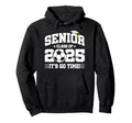 Class 2025 Senior Year Soccer Player Hoodie - Minimalist Print for Adults