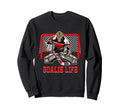 Goalie Life Ice Goalkeeper Hockey Sweatshirt - Streetwear Style Unisex