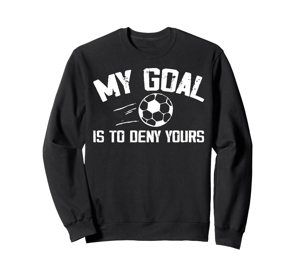 Soccer Goalie Art Gag Soccer Player Sweatshirt - Unique Graphic Unisex