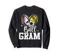 Ball Gram Baseball Softball Soccer Sweatshirt - Streetwear Style Unisex