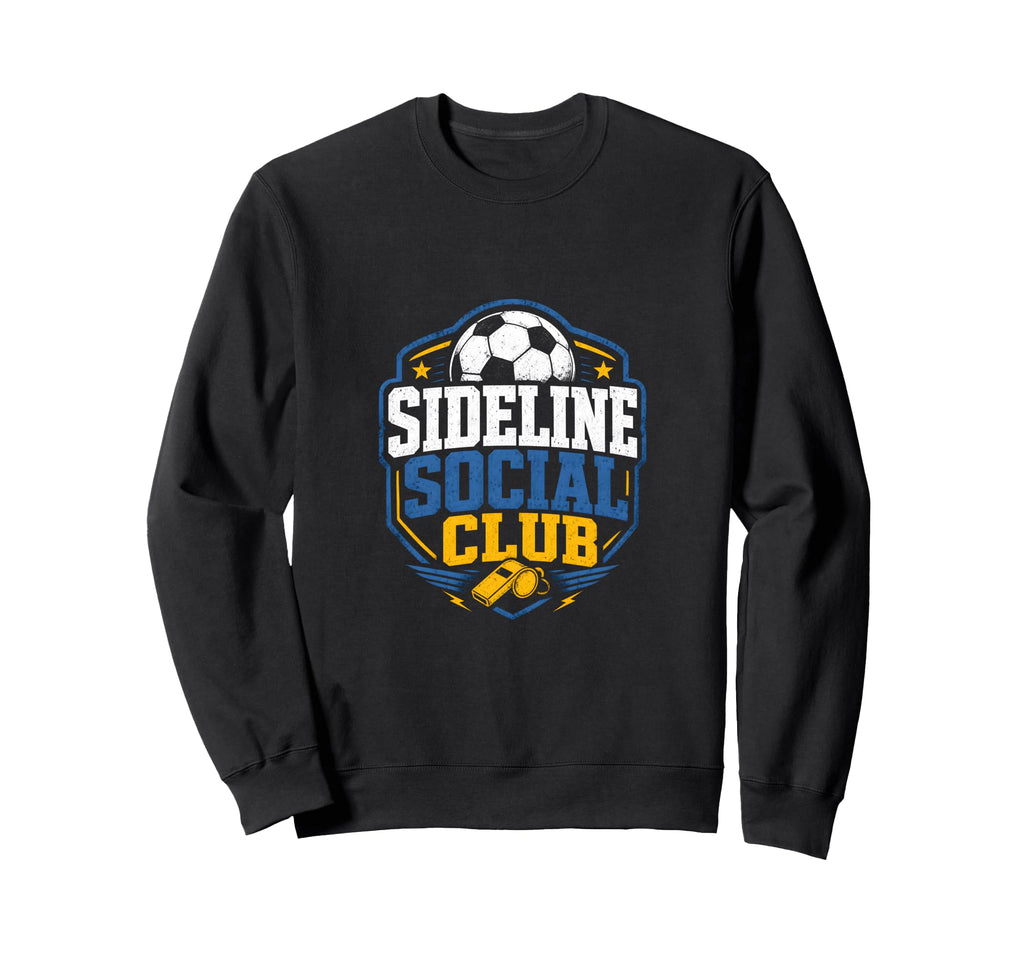 Sideline Social Club Soccer Team Sweatshirt - Custom Art Print for Adults