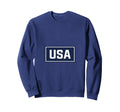 Usa Football Soccer Sweatshirt - Aesthetic Graphic for Adults
