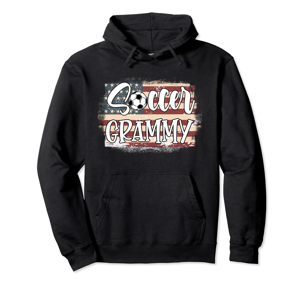 American Flag Soccer Grammy Hoodie - Trendy Graphic Unisex
