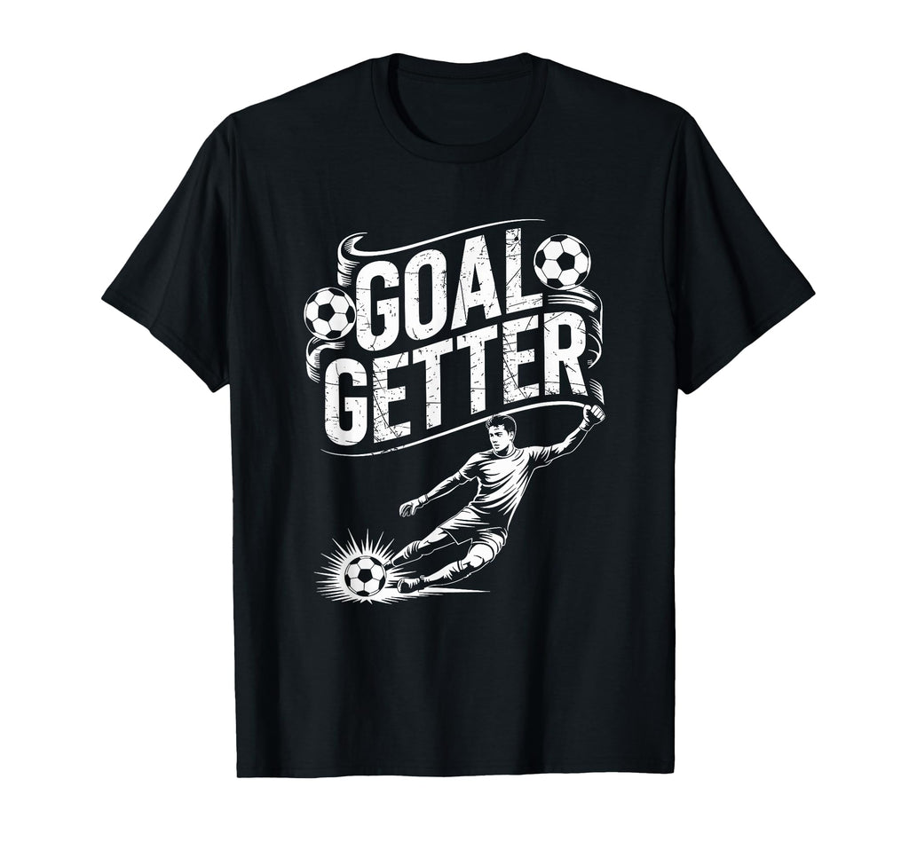 Soccer Lover And Goal Keeper Soccer T-Shirt - Novelty Apparel for Adults