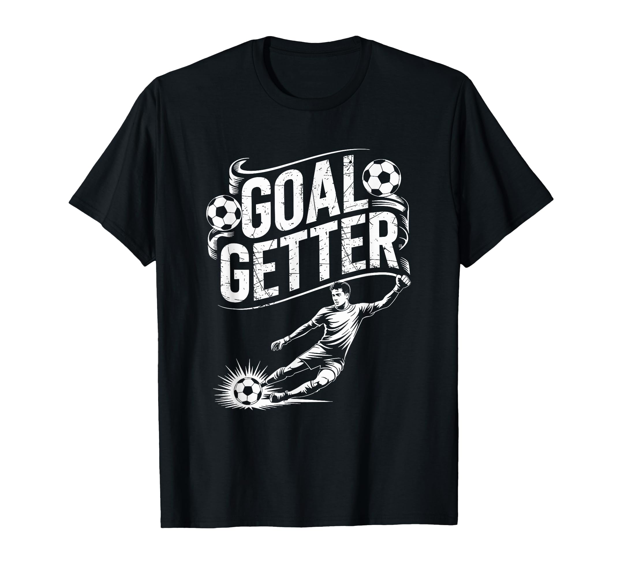 Soccer Lover And Goal Keeper Soccer T-Shirt - Trendy Graphic for Adults
